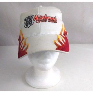 Sun Cap Route 66 Niehans Cycle Sales Embroidered Adjustable Unisex Baseball Cap